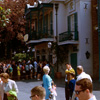 Pirates of the Caribbean attraction building, April 1968