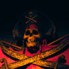 Jolly Roger in Pirates of the Caribbean attraction, May 2009