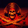 Jolly Roger in Disneyland Pirates of the Caribbean attraction photo, July 2012
