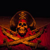 Jolly Roger in Disneyland Pirates of the Caribbean attraction photo, January 2013