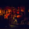 Disneyland Pirates of the Caribbean minstrels and burning city photo, April 2014