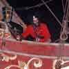 Disneyland Pirates of the Caribbean Blackbeard on the Wicked Wench, September 1969