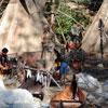 Disneyland Rivers of America Indian Settlement  January 2011