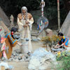 Disneyland Frontierland Indian Settlement, December 2008