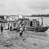 Filming Davy Crockett's Keelboat Race, 1955