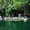 Returning to dock on the Rivers of America, September 2010