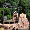 Returning to dock on the Rivers of America, September 2010