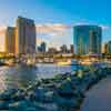 View of Downtown San Diego from The Embarcadero Marina South, July 2019