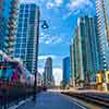 Santa Fe Train station/trolley tracks, downtown San Diego, March 2023 photo