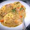 Chicken and Dumplings, Hob Nob Hill restaurant, San Diego, June 2025