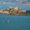 Alcatraz Prison as seen from Coit Tower, October 2016