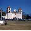 Vintage Santa Barbara Mission photo, 1950s