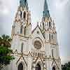 St. John's Cathedral in Lafayette Square in Savannah, Georgia, August 2010