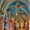 St. John's Cathedral in Lafayette Square in Savannah, Georgia photo, November 2012