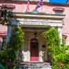 Pink House Restaurant in Reynolds Square on Savannah April 2019