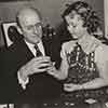 Secretary of the Treasury Morgenthau with Shirley Temple in Washington DC, June 1938