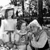 Delmar Watson, Marcia Mae Jones, Shirley Temple, and Helen Westley in Heidi, 1937