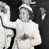 Shirley Temple at The Little Princess premiere with her mother Gertrude and father George, February 18, 1939