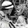 Filming Now and Forever with her mother at Lake Arrowhead, June 1934