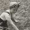 Shirley Temple in Kansas wheat field from Life Magazine cover, June 14, 1938