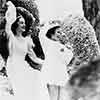 Rose Queen Barbara Virginia Dougall and Shirley Temple, Tournament of Roses Parade, January 2, 1939