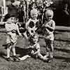 Shirley Temple and the cast of War Babies, 1932