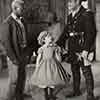 Bill Robinson, Shirley Temple, and Jack Holt, The Littlest Rebel, 1935