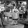 Al Shean, Shirley Temple, and Johnny Russell in The Blue Bird 1940 from an original hand-tinted glass slide