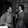 Preston Foster and Shirley Temple at the Brown Derby restaurant, 1940