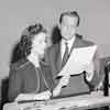 John Florea shot, 1942 of Shirley Temple on CBS radio program