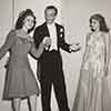 Shirley Temple visit to Columbia Studios, June 4, 1942 w/Fred Astaire & Rita Hayworth, filming "You Were Never Lovelier"