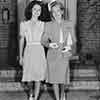 Shirley Temple and Mary Pickford on the set of Since You Went Away photo, 1943