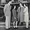 Shirley Temple with Clark Gable, Mickey Rooney and Judy Garland at MGM, February 18, 1941