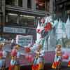 Shirley Temple in New York Thanksgiving Day Parade with her children Charles, Lori, and Linda Susan, November 26, 1959