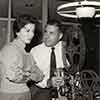 Shirley Temple and husband Charles Black, August 1957