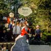 Disneyland Fantasyland Skyway Station sign photo, January 1960