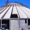 Disneyland Space Mountain construction photo, May 1976