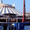 Disneyland Space Mountain construction photo, September 1976