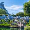 Storybook Land, Pinocchio's Village at Disneyland, August 2013