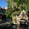 Disneyland Snow White Wishing Well Area December 2011