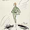 Edith Head wardrobe design for Tippi Hedren, The Birds