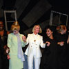 Tippi Hedren onstage at a Hollywood satire of The Birds, Spring 2006