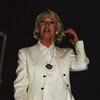 Tippi Hedren onstage at a Hollywood satire of The Birds, Spring 2006