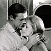 Tippi Hedren and Sean Connery in the 1964 Alfred Hitchcock movie Marnie