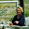 Tippi Hedren feeding an elephant at the Shambala Wildlife Preserve May 2003