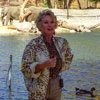 Tippi Hedren and Elephants at Shambala, October 1995 photo