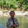 Tippi Hedren and Elephants at Shambala, October 1995 photo