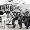 Disneyland Band with Vesey Walker in Tomorrowland, 1950s