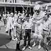 Spaceman outside Crane, Sept. 1958