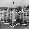 Disneyland Tomorrowland Court of Honor photo, 1955